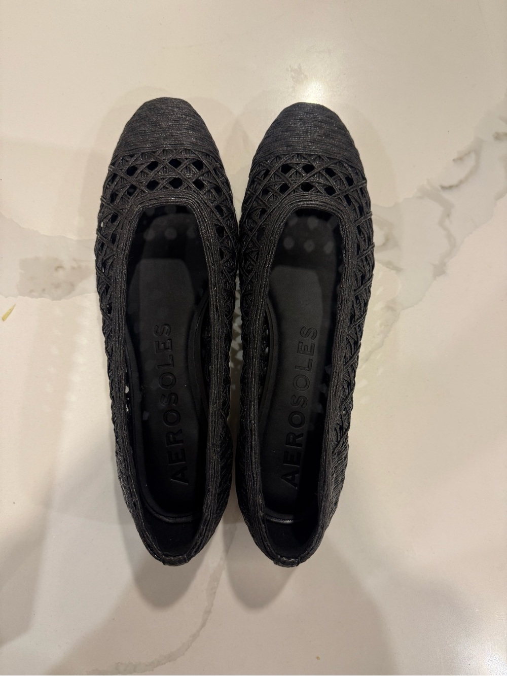 Aerosoles Arno Raffia Black size 9.5 brand new